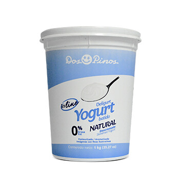 Yogurt batido Inline - Dos Pinos -  1 Kilo - Sabor Natural