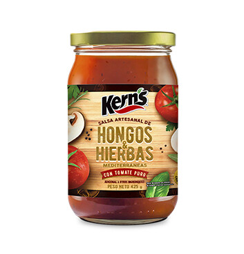Salsa Hongos y Hierbas - Kerns - 425 g