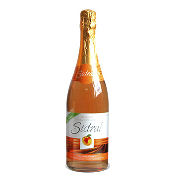 Botella de Sidra Sidral® Sin alcohol
Sabor Melocotón