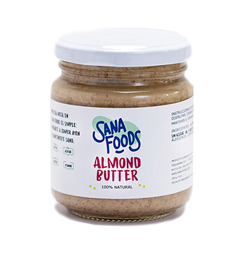Mantequilla a base de Almendra - sin azúcar - Sana Foods - 250g