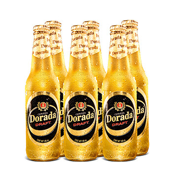 Cerveza Dorada Draft - 6x350ml/botella