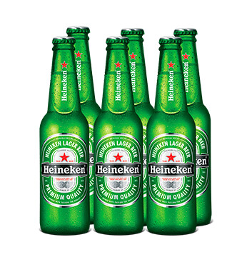 Cerveza Heineken - 6x350ml/botella