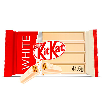 NESTLE KIT KAT WHITE 4 Finger Barra de Chocolate Blanco de 41.5g
