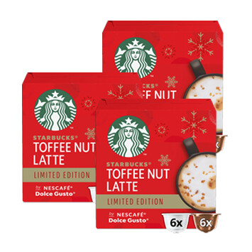 Caja Toffee Nut Latte - Starbucks - 3x12 Capsulas - 127.8g