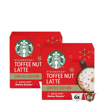 DUO PACK -Toffee Nut Latte  - Starbucks - 2X12 Capsulas - 127.8g
