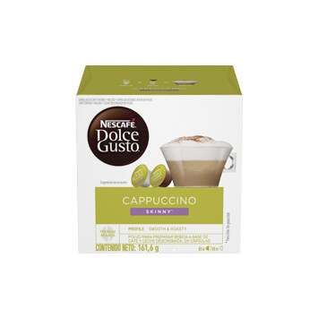 Caja Skinny Cappuccino - Dolce Gusto - 16 Cápsulas - 161.6g