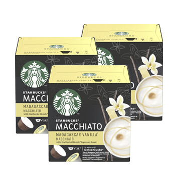 Caja Vanilla Macchiato - Starbucks - 3 x 12 Cápsulas - 132g