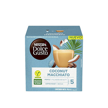 Coconut Macchiato - Dolce Gusto - 12 Cápsulas - 116.4g