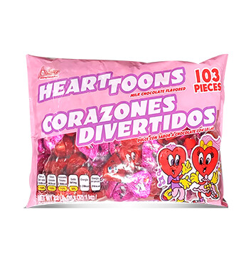 Bolsa Chocolates - Corazones Divertidos  - 1Kg