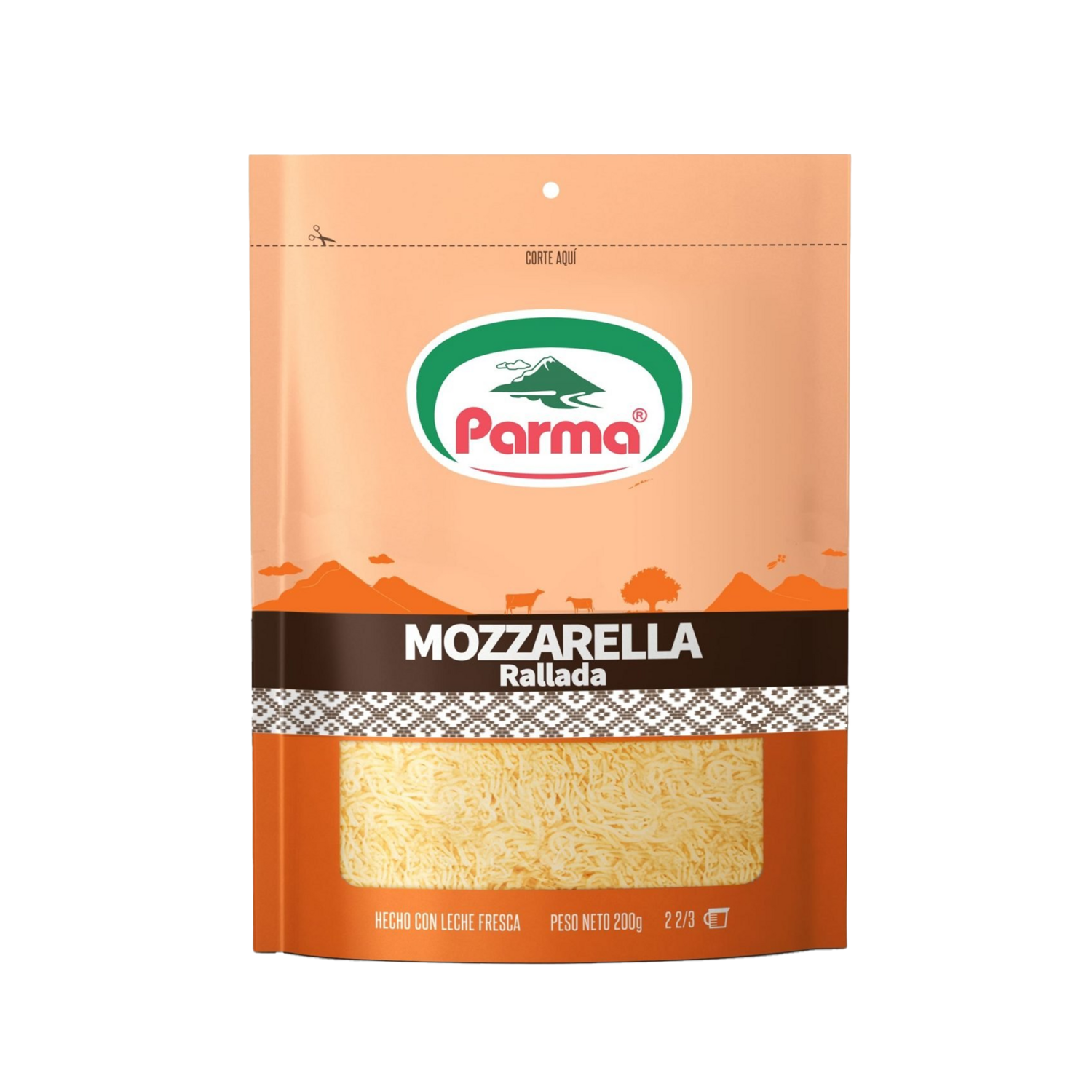 Queso Mozzarella Rallado - Parma - 200g