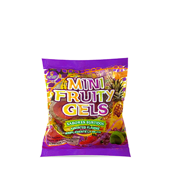 Mini Gelatinas Mini Fruity Gels® Bolsa Tradicional - 150g