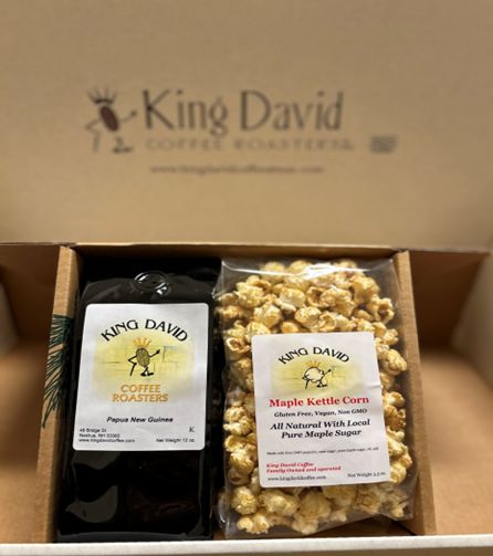 12oz Coffee and 3.5oz Kettle Corn Gift Box