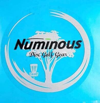 Numinous Logo White (4x4 Clear PVC)