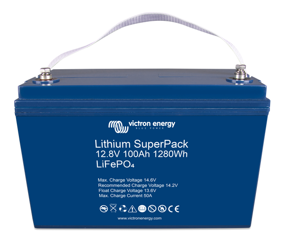 Victron Lithium SuperPack 12,8V 100Ah (M8) Hi Current