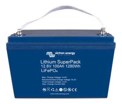 Victron Lithium SuperPack 12,8V 100Ah (M8) Hi Current