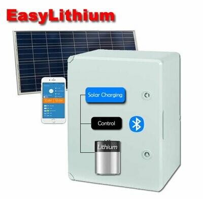 EasyLithium Remote IP65 Solar Power Supply