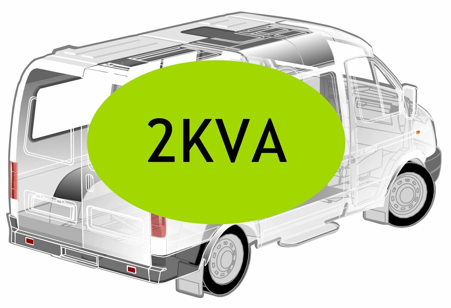 Victron Energy Multiplus Van Motorhome Power Conversion Kit 2KVA - 12V
