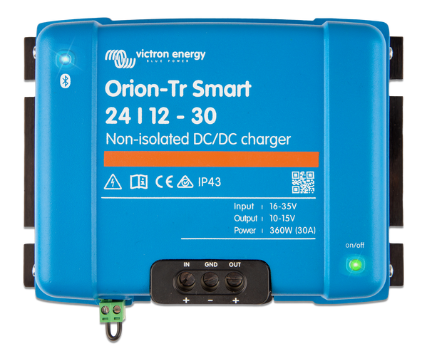 Victron Energy Orion-Tr Smart 24/12-30A 360W Non-Isolated DC-DC charger