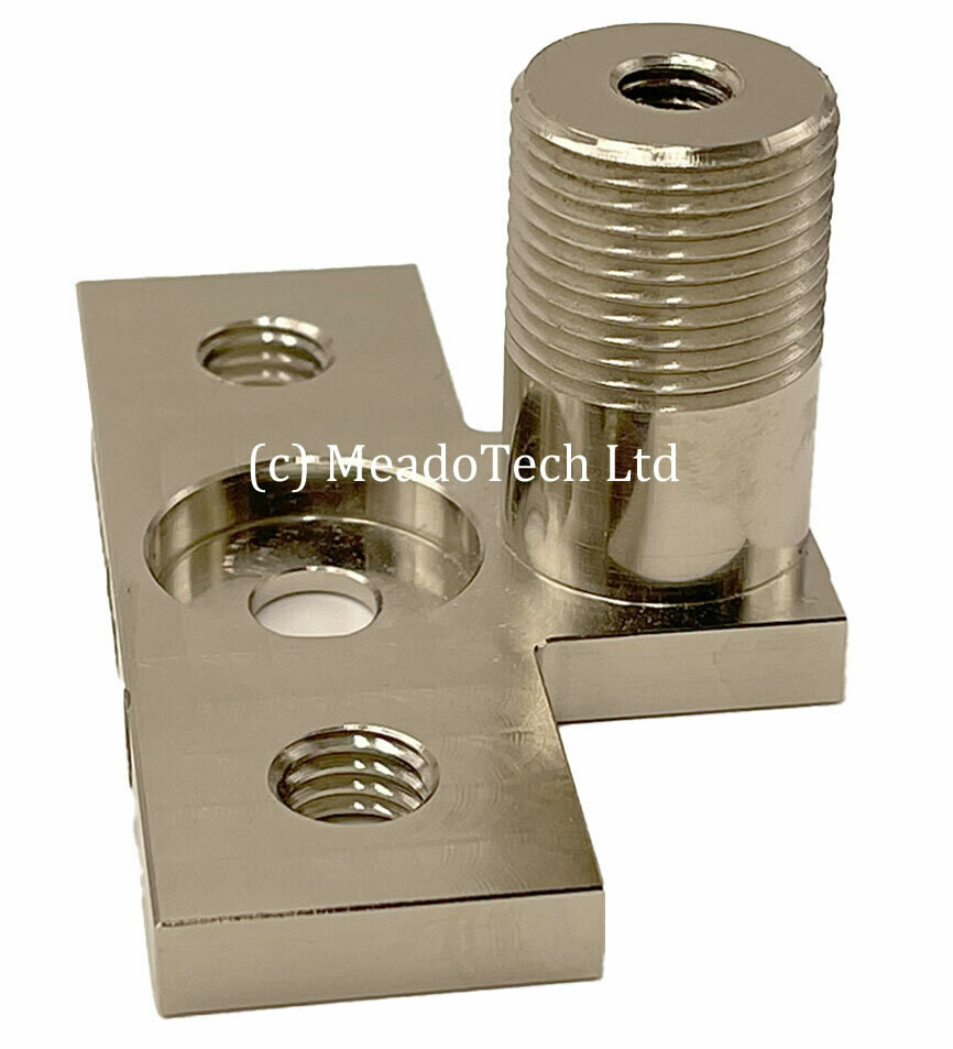 Triple Insert Battery terminal for sealed battery enclosures and panel mounts