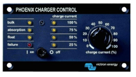 Victron Energy Phoenix Battery Charger Control Panel