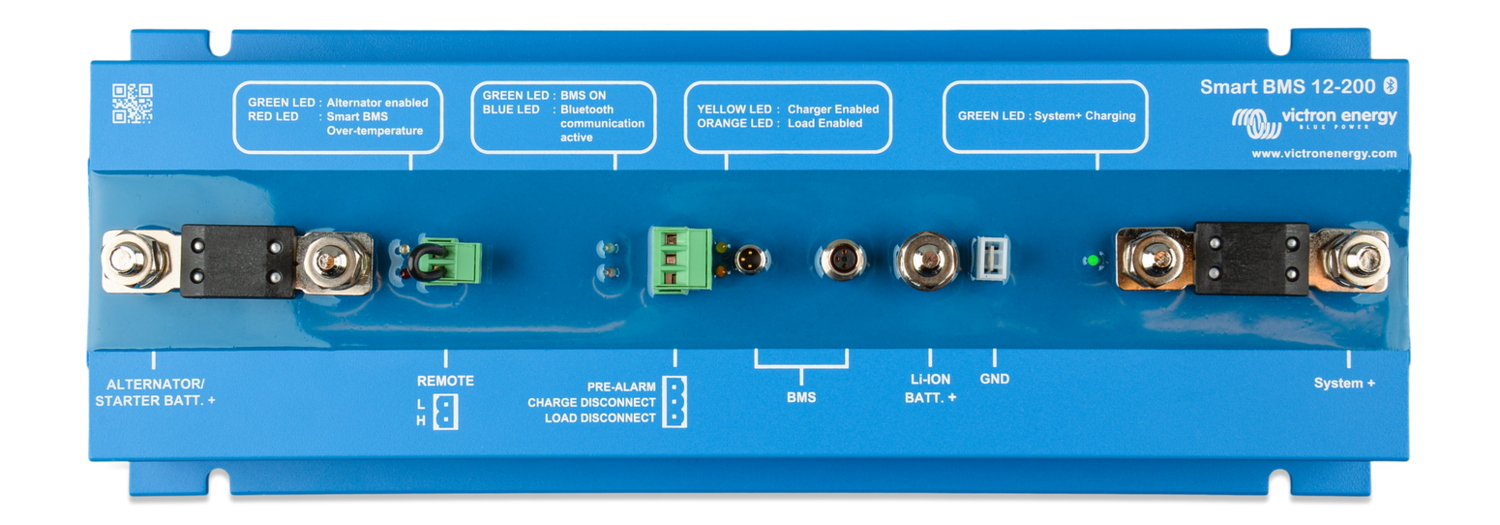 Victron Smart Battery Management System BMS 12/200 Bluetooth inside
