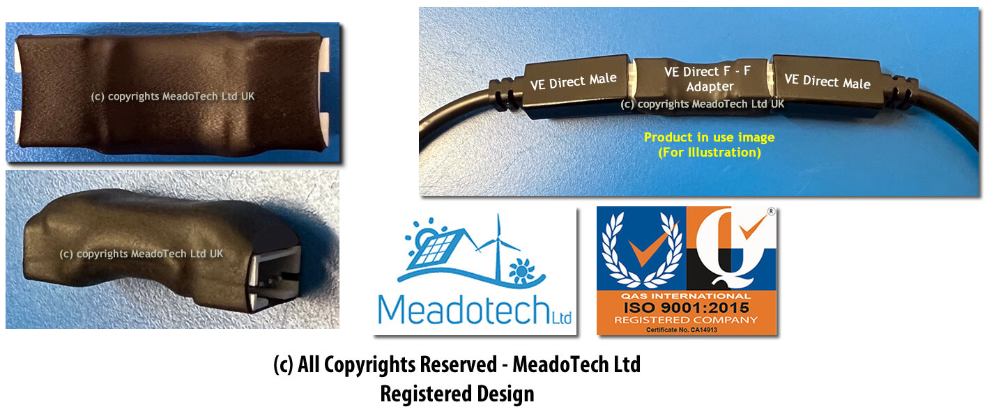 Female - Female Coupler Adapter for Victron Energy VE Direct Cables Ships UK/International