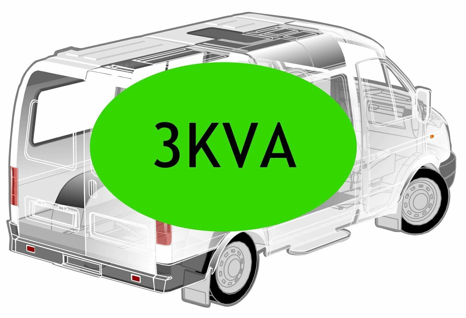 Victron Energy Multiplus II VAN Motorhome 3KVA - 32A - 12V Power Supply Kit