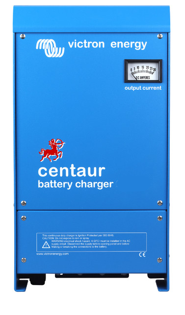 Victron Energy Centaur Battery Charger 12V 80A 90-265VAC 45-65Hz 3 Charging Outputs
