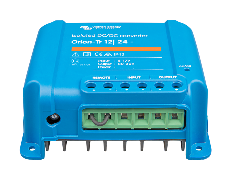 Victron Energy Orion IP43 DC-DC converter from 12V to 24V 360W 15A Galvanic isolation