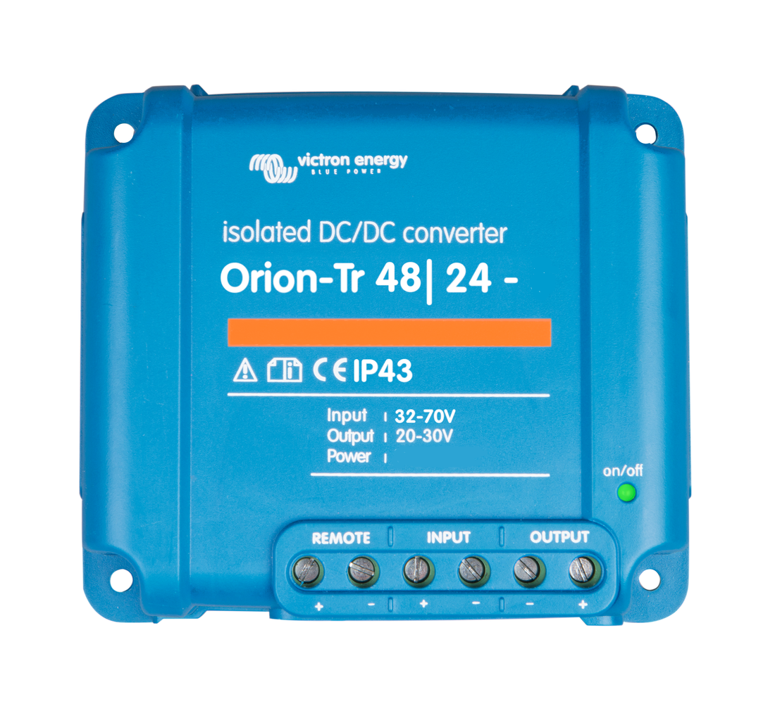 Victron Energy Orion-Tr IP43 DC-DC converter from 48V to 24V 120W 5A Galvanic isolation