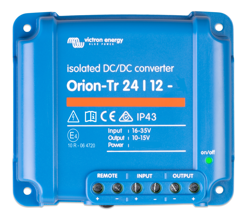 Victron Energy Orion IP43 DC-DC converter from 24V to 12V 240W 20A Galvanic isolation