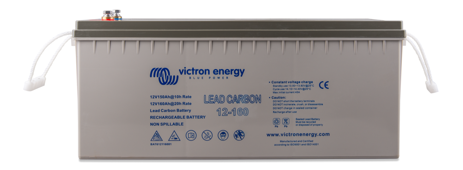 Victron Lead Carbon AGM Battery 12V/160Ah (M8) - 8 Pack