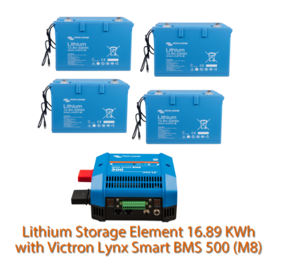 Victron ESS Lithium Battery 48V 16.89 KWh Energy Storage Element Lynx