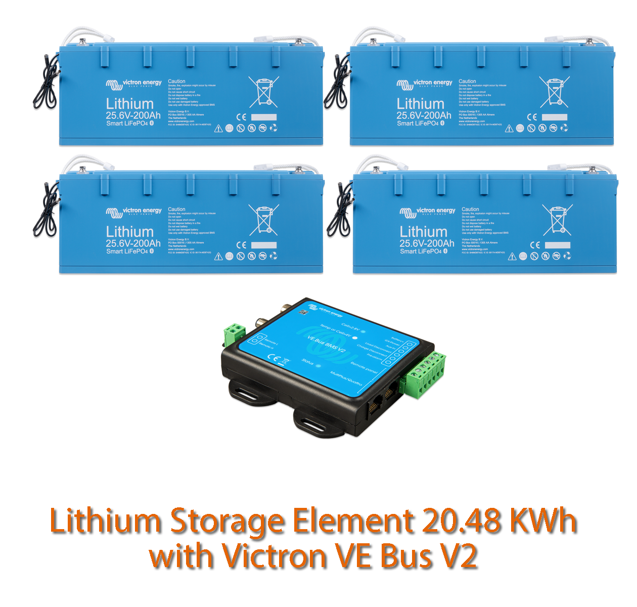 Victron ESS Lithium Battery 48V 20.48 KWh Energy Storage Element