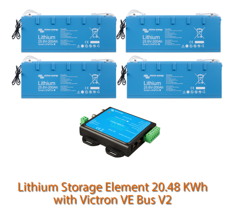 Victron ESS Lithium Battery  48V 20.48 KWh Energy Storage Element