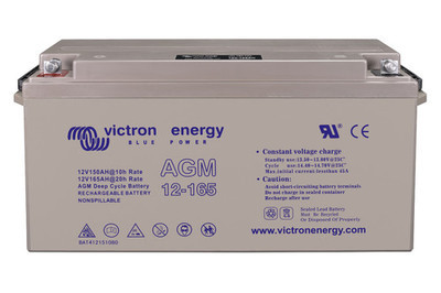 Victron Energy 12V 165Ah AGM Deep Cycle battery 4-Pack