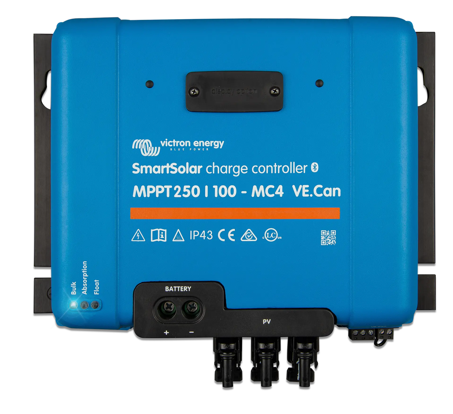 Victron Energy SmartSolar MPPT 250/100-MC4 (12/24/48V-100A) 100A Solar Charge Controller VE CAN Bluetooth