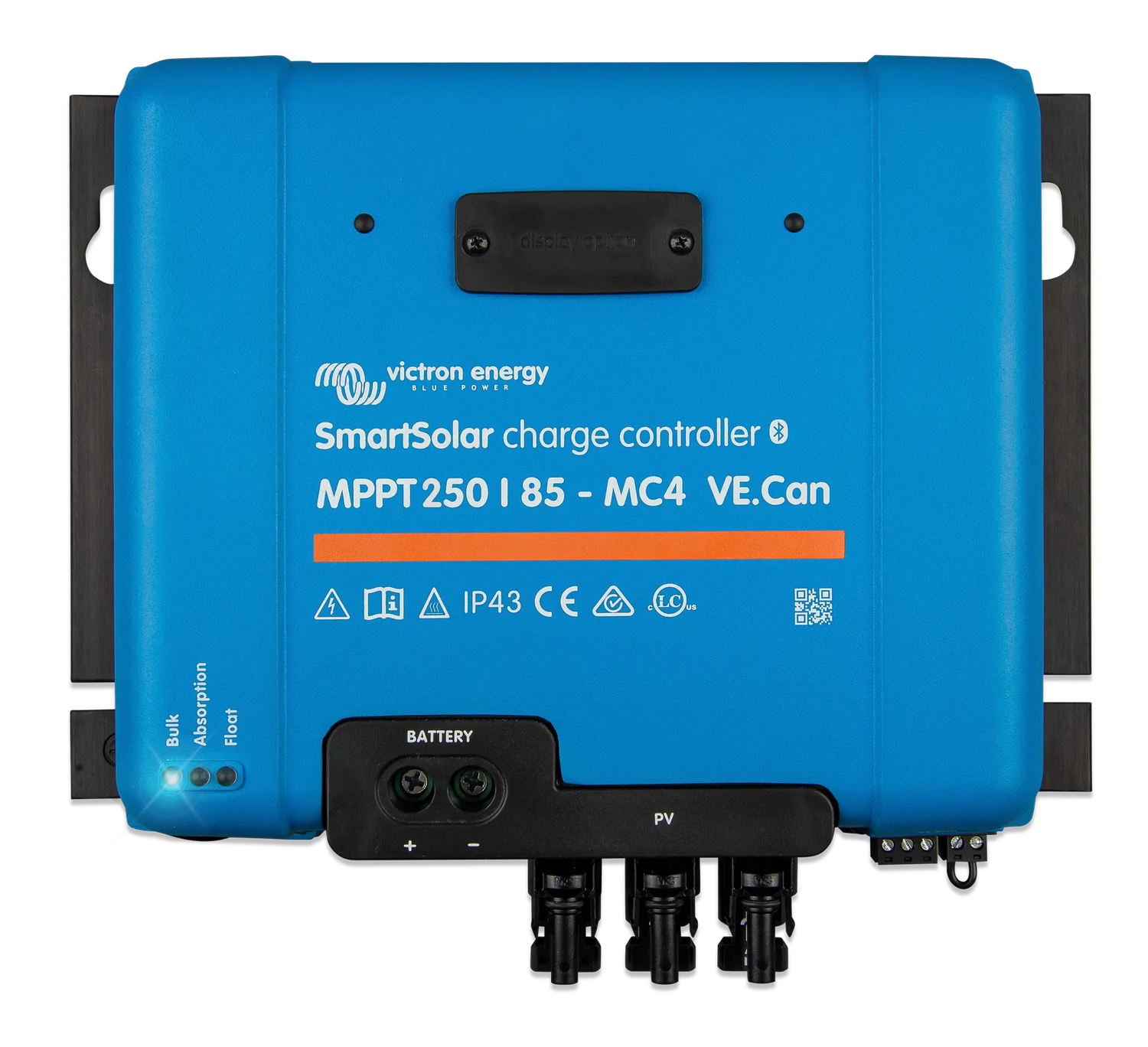Victron Energy SmartSolar MPPT 250/85-MC4 (12/24/48V-85A) 85A Solar Charge Controller VE CAN Bluetooth