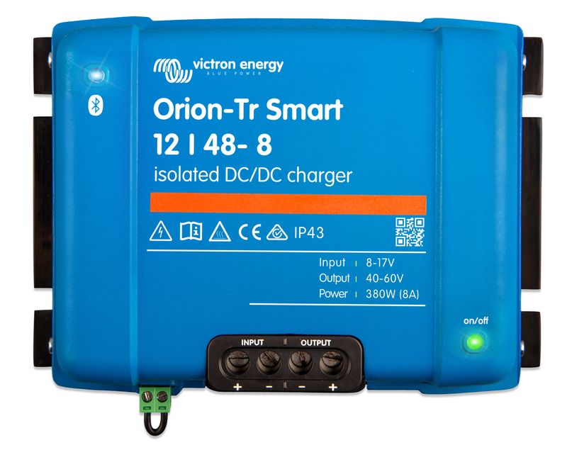 Victron Energy Orion-Tr Smart 12V to 48V 8A 380W Isolated DC-DC charger