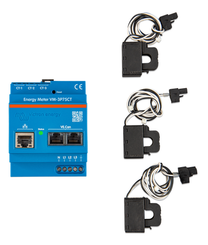 Victron Energy VM-3P75CT Smart Energy Meter REL200300100 clamp-type