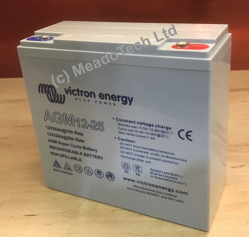 Victron Energy 12V 25Ah AGM Super Cycle battery M5 12-Pack