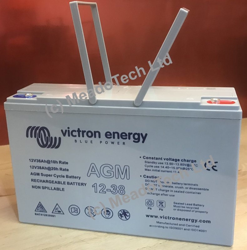 Victron Energy 12V 38Ah AGM Super Cycle battery M5 12-Pack