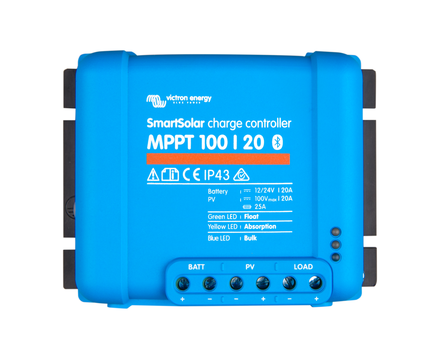 Victron Energy SmartSolar MPPT 100/20 12/24/48V-20A Solar Charge Controller Bluetooth Inside