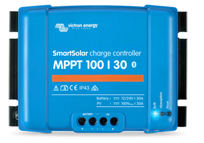 Victron Energy SmartSolar MPPT 100/30 12/24V-30A Solar Charge Controller Bluetooth Inside