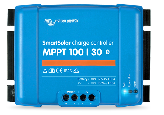 Victron Energy SmartSolar MPPT 100/30 12/24V-30A Solar Charge Controller Bluetooth Inside