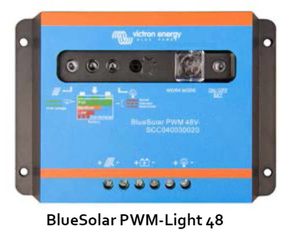 Victron Energy BlueSolar PWM-Light Solar Charge Controller 48V 30A
