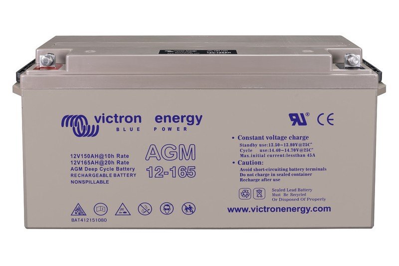 Victron Energy 12V 165Ah AGM Deep Cycle battery 4-Pack
