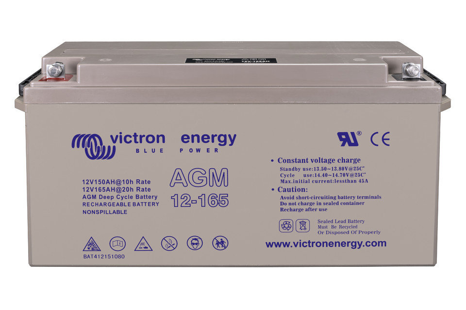 Victron Energy 12V 165Ah AGM Deep Cycle battery 4-Pack