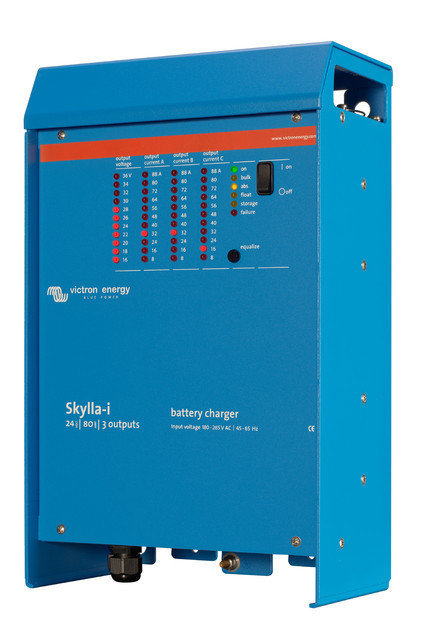 Victron Skylla-i 24/80 (3) 230VAC/45-65Hz Battery Charger 3 Outs
