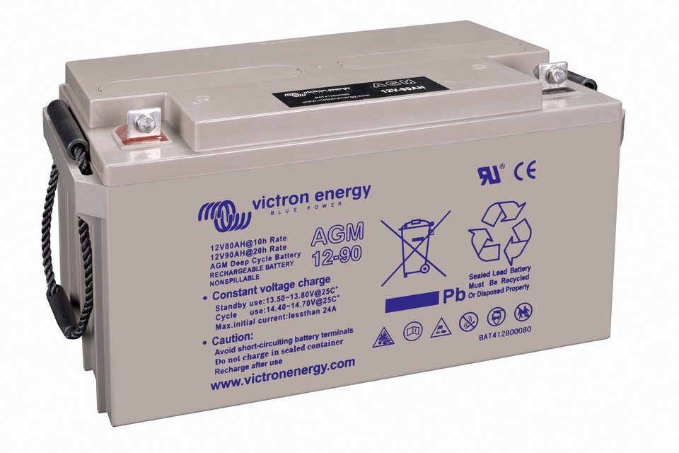 Victron battery 12V 90Ah AGM Deep Cycle 4-Pack
